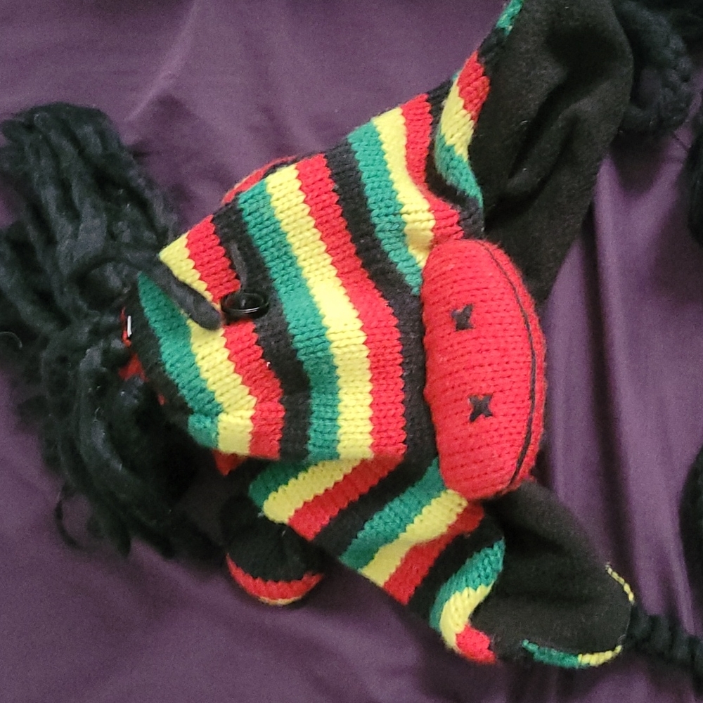 Monkey Rasta Beanie